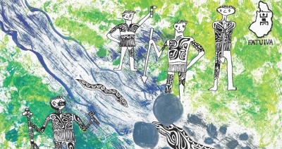 Haakakai o Koeeiti me Koeenui &ndash; L&eacute;gende de Petite-anguille et de Grande-anguille - Fatu Iva