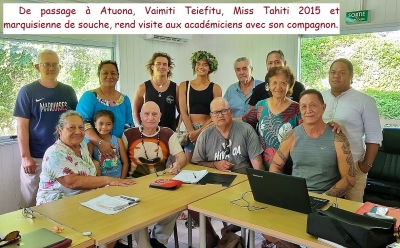COMPTE-RENDU PUBLIC DE L&rsquo;ASSEMBL&Eacute;E PL&Eacute;NI&Egrave;RE DE L&rsquo;ACAD&Eacute;MIE MARQUISIENNE &Agrave; ATUONA, HIVA OA, (04_07/09/2023)